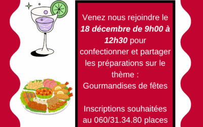 Atelier Gourmandises de fêtes